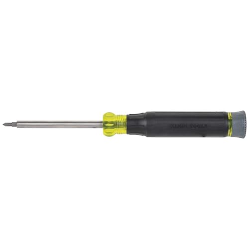 Klein Tools Precision Screwdriver Set, 27-in-1 Multi-Bit Screwdriver with 26 Tamperproof Bits, Onboard Storage, Rare-Earth Magnet 32327