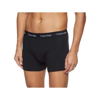 Calvin Klein Men's Trunk 3pk Trunk, C-black/Blu/Blu, L