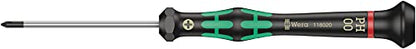 Wera 2035/6 A Kraftform Micro Screwdriver Set, for electronic applications, PH/SL, 6 Piece, 05118150001