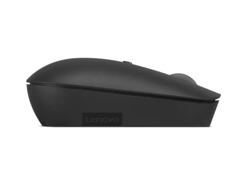 Lenovo 540 Wireless Computer Mouse for PC, Laptop, Computer with Windows or Chrome OS - 2.4 GHz USB-C Wireless Pairing Receiver - Compact Size - 18-Months Battery Life - Ambidextrous -Abyss Blue