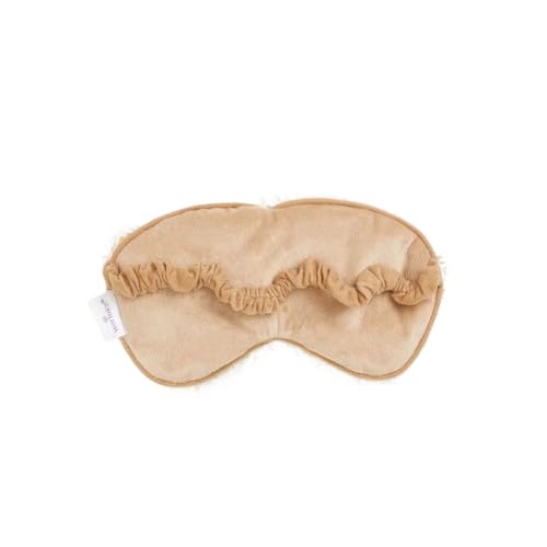 warmies Microwavable Eye Mask for Warmth & Comfort - Heating & Cooling Compress for Calming Relaxation - Weighted & Heated Eye Mask with Scented Lavender for Sleeping - Gray
