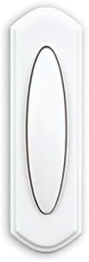Heath Zenith SL-7797-02 Traditional Décor Series Wireless Door Chime Push Button, Off-White