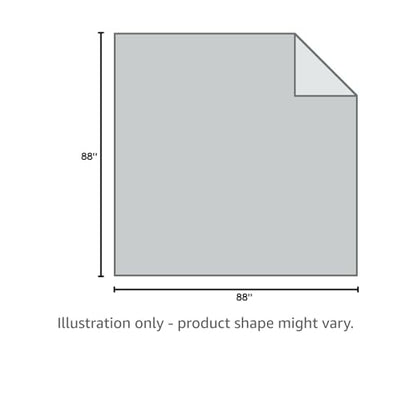100% Viscose Made from Bamboo Comforter for Hot Sleepers- Breathable Cooling Silky Soft Duvet Insert Queen Size-with 8 Corner Tabs- All Season Comforter (88x88 Inches, Grey)