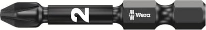 Wera Bit-Check 6 PZ Impaktor 1 Diamond Coated TriTorsion Long Service Life Pozidriv Bit Set, 6pc, 05057692001