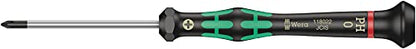 Wera 2035/6 B Kraftform Micro Screwdriver Set, for electronic applications, PH/SL, 6 Piece, 05118152001, Silver