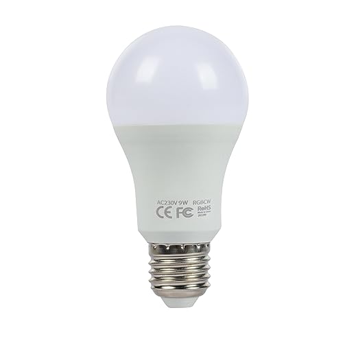 Fitop WiFi Smart Bulb E27, LED Bulb Dimmable Warm White Light and RGB Colour Changing Light, 9W 806LM Compatible with Alexa/Google Home, Voice Control, No Hub Required 2 Pack