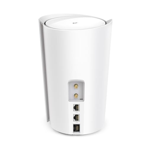 TP-Link Deco X50-5G AX3000Mbps Whole Home Wi-Fi 6 5G Router With Sim Slot, 5G/4G+Cat 6 Mesh WiFi Router, 2.5G Port For Ultra-Fast Speed, 230 m2 Seamless Coverage, Works with Alexa, HomeShield
