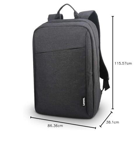 Lenovo B210 Backpack for 15.6 Inch Laptops, Lightweight and Water Repellent Rucksack– Black