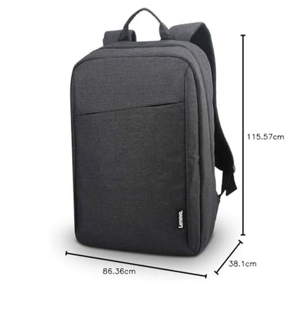 Lenovo B210 Backpack for 15.6 Inch Laptops, Lightweight and Water Repellent Rucksack– Black