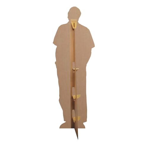 Star Cutouts Ltd CS774 David Attenborough Lifesized Cardboard Cutout with Free Table Top Height 178cm, Multicolour