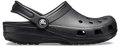 Crocs Unisex Classic Clogs Clogs, Black,11 UK Men/ 12 UK Women