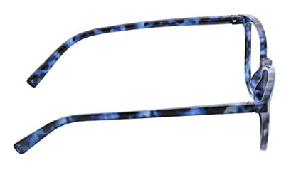 peepers by peeperspecs womens Bengal Blue Light Blocking Reading Glasses, Navy Tortoise, 54.9 US