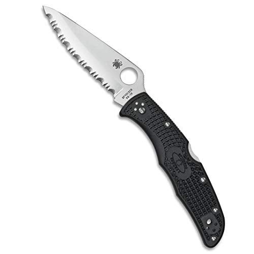 Spyderco Endura 4 Lightweight Signature Knife with 3.80" VG-10 Steel Blade and FRN Handle - SpyderEdge - C10SBK