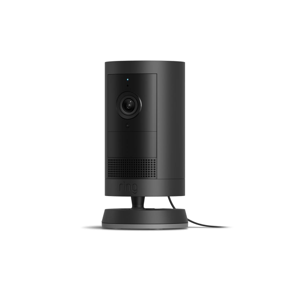 Introducing Ring Outdoor Cam Plus, Battery — Wide-Angle 2K Video with Ring Vision, Low-Light Sight for full-color night vision, Mount-Anywhere Versatility, White