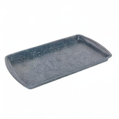 Russell Hobbs Nightfall Stone Baking Trays - Set of 2, 38cm Non-Stick Oven Tray, Lightweight, Oven Sheet for Biscuits, Cookies and Chips, Easy Clean, Durable Carbon Steel Bakeware, PFOA Free