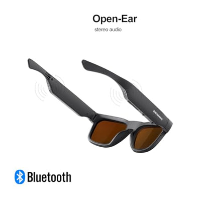 OhO Smart Glasses with Full HD Camera & Open Ear Bluetooth Speaker Headphone,Built in Memory,for Men Women