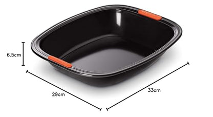 LE CREUSET 941005390 Tin, Non-Stick Coated Carbon Steel, 6 liters, Black