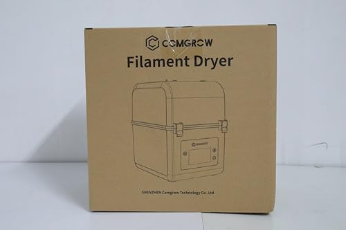 Comgrow 3D Printer Filament Dryer Box SH01, 3D Filament Storage, Keeps Filaments Dry During 3D Printing, Compatible with 1.75mm/2.85mm PLA PETG ABS Material, Filament Dryer, Spool Holder
