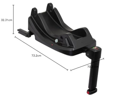 Graco IsoFamily i-Size ISOFIX Car Seat Base, Compatible with Graco SnugEssentials iSize infant car seat only, Black
