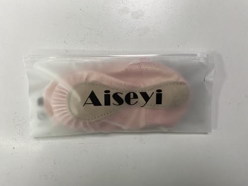 Ballet Shoes for Girls Glitter Ballet Dance Shoes Leather Dance Slippers Full Sole Ballet Dance Flats for Childrens Kids Toddler for Dance Performance Gymnastics Pink 7 Little Kid