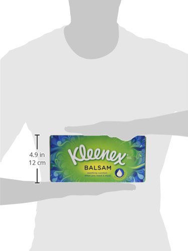 Kleenex Balsam Tissues - Pack of 12-768 Sheets in Total