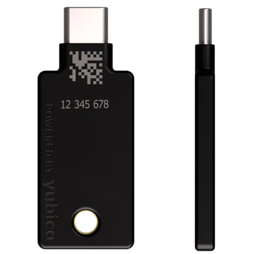 Yubico - YubiKey 5C NFC - Two-factor authentication (2FA) security key, connect via USB-C or NFC, FIDO certified - Protect your online accounts