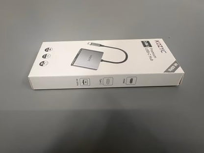 KOZYC USB C to Dual HDMI Adapter 4K@60Hz, Type C to HDMI Splitter Extended Display for Laptop, MacBook, MacBook Pro, UHDTV (Only on Windows support MST)