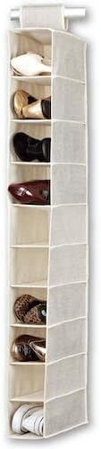 BINO 10-Shelf Shoe Closet Organizer