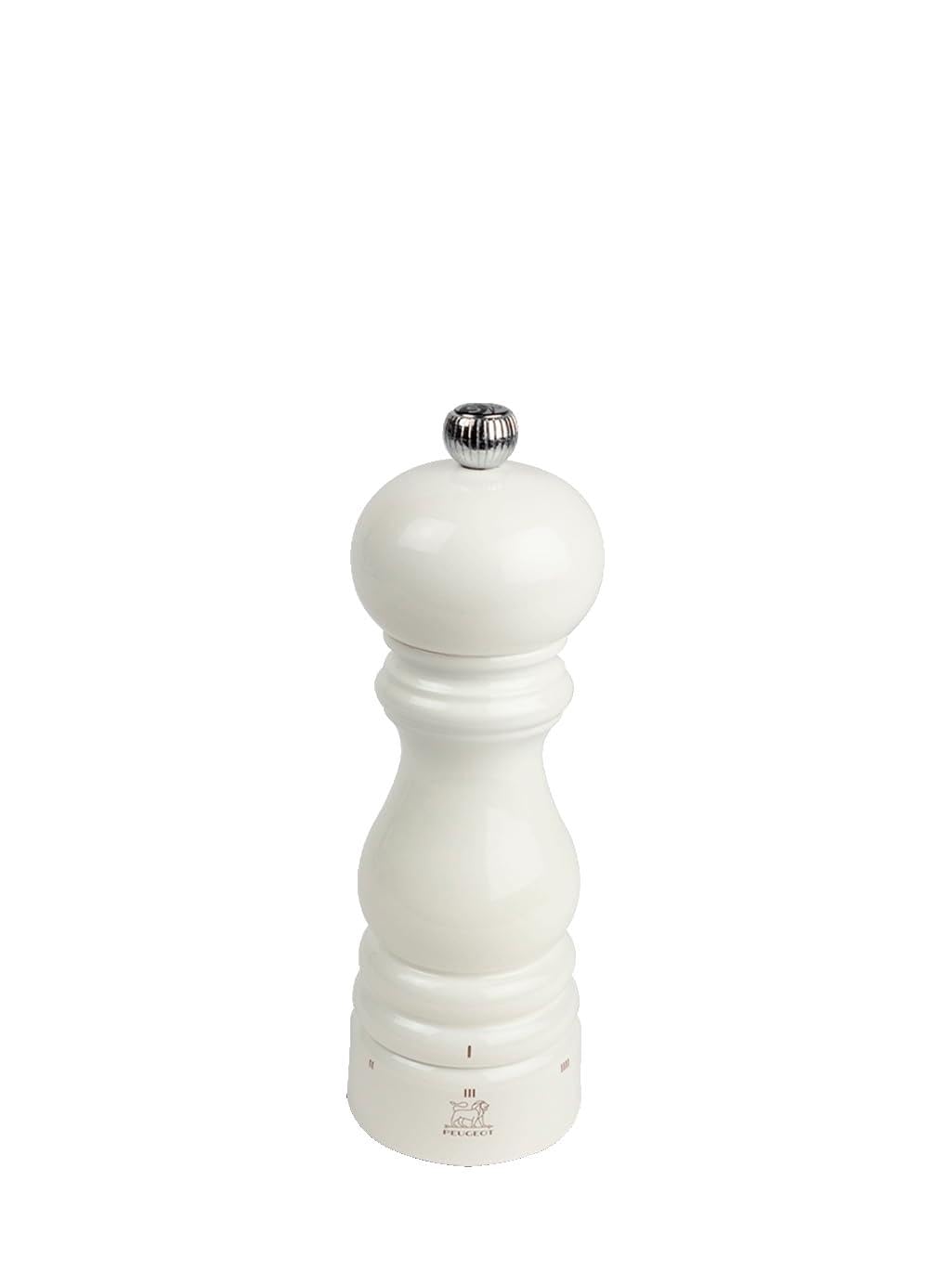 PEUGEOT - Paris u'Select Zirlion Salt Mill 18 cm-7in- 6 Predefined Grind Settings - Powdered Salt Innovation, Zirlion Mechanism - PEFC-Certified Wood - Made in France Ivory