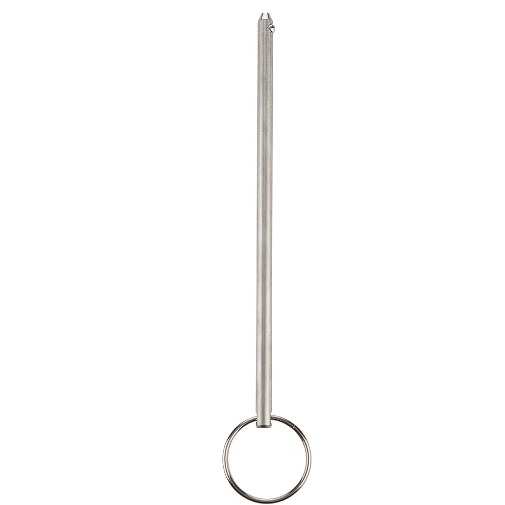 4 Pcs Quick Release Long Pin, Diameter 0.236"(6mm), Usable Length 5-3/4"(146mm), Overall Length 6.3"(160mm), Full 316 Stainless Steel, Marine Hardware