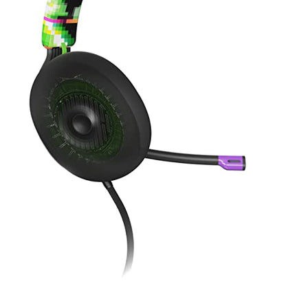 Skullcandy SLYR Pro Multi-Platform Wired Gaming Headset, Removable Mic, Lightweight Design, Ultra-Soft Memory Foam Ear Cushions, Mute and Volume Controls, PC, Xbox, PlayStation - Green Digi-Hype