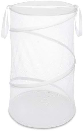 Whitmor 15-Inch Collapsible Hamper White