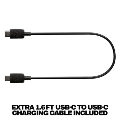 Skullcandy Hesh ANC Wireless Over-Ear Bluetooth Headphones with Extra USB-C Charging Cable, Active Noise Canceling, 22 Hrs Battery, Foldable Lightweight Design, Microphone iPhone Android - Preppy Sage