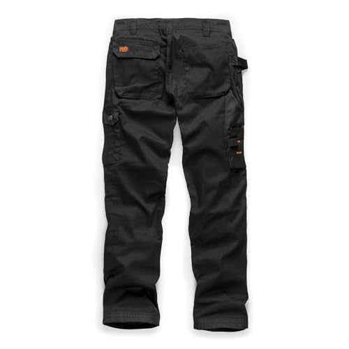 Scruffs Mens Worker Plus Trousers, Black, 32W EU