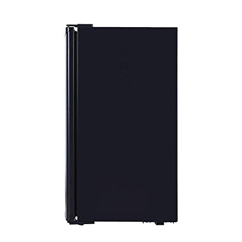 RCA RFR321-B-Black-COM RFR321 Single Mini Refrigerator-Freezer Compartment-Adjustable Thermostat Control-Reversible Doors-Ideal for Dorm, Office, RV, Garage, Apartment-Black Cubic Feet, 3.2 CU.FT