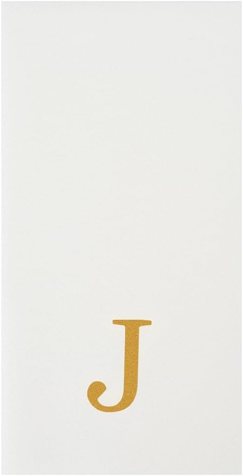 Luxenap 15.8 X 7.9 Inch Linen-Feel Guest Towels, 50 Lettered Hand Towels