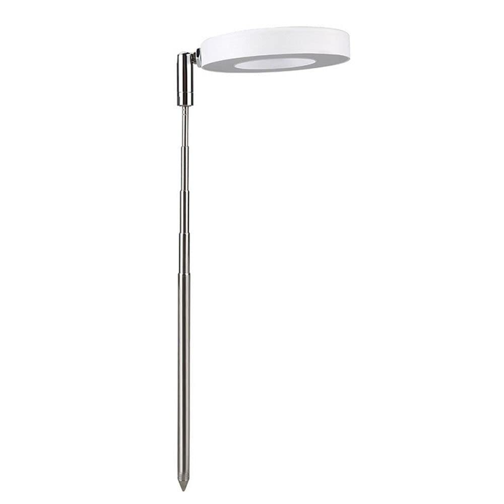 Andy's Orchids LED Grow Light, Adjustable Height, Full Spectrum, 360 Lumen, 40 LED Beads, USB Powered, White, Acrylic & Metal, Modern Design, Indoor Use