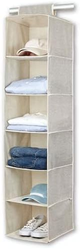 BINO 6-Shelf Sweater Closet Organizer