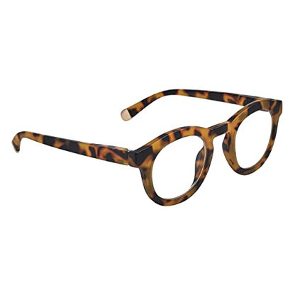 Peepers by PeeperSpecs Oprah's Favorite Women's Stardust Round Blue Light Blocking Reading Glasses - Tokyo Tortoise +1.50