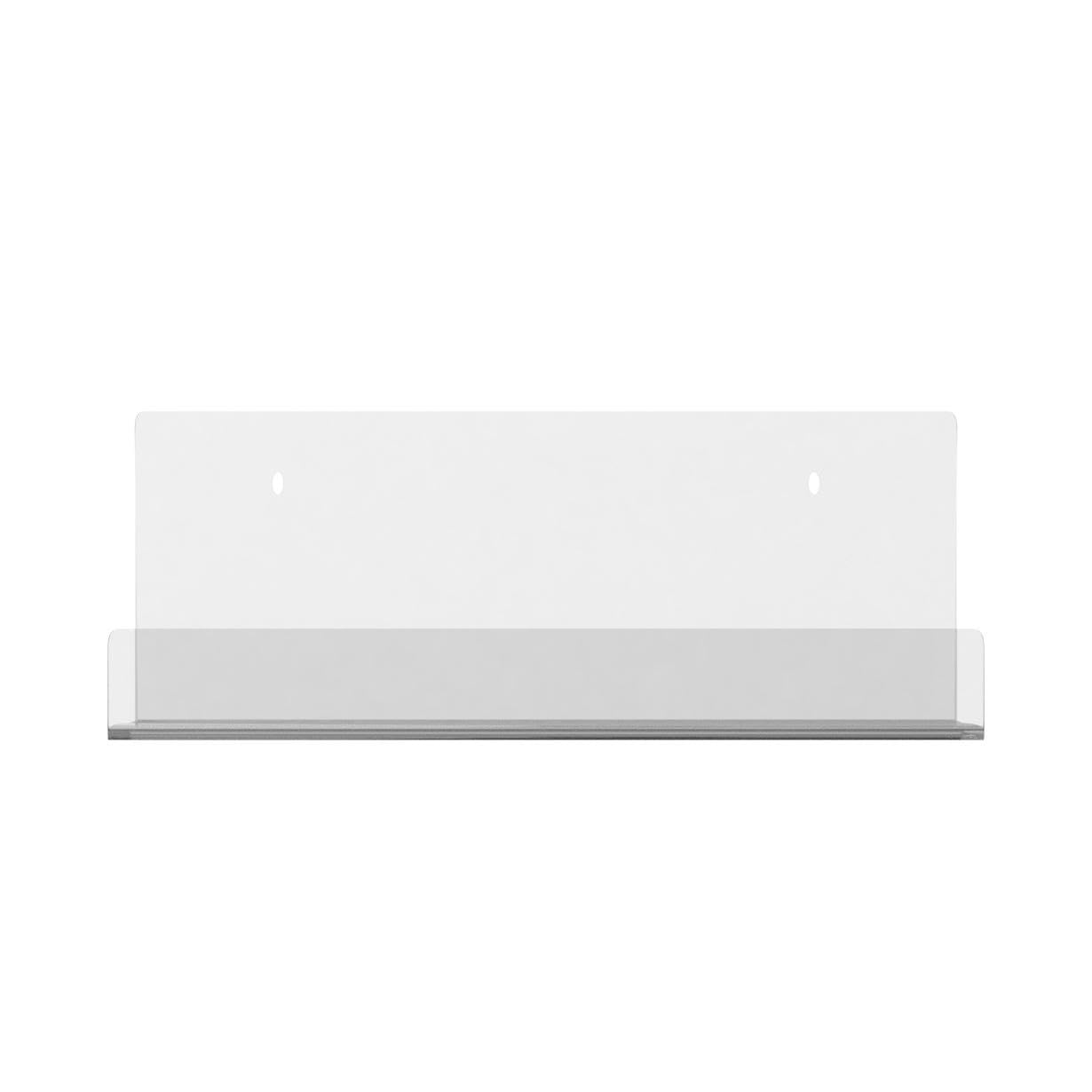 15 Inch Clear Acrylic Shelves for Wall,4 Pcak Wall Mounted Floating Shelves for Bathroom,Bedroom,Renter Friendly,Kids Room,Invisible Display Shelf for Lego,Funko Pop,Collectibles,Perfume,Bookshelf