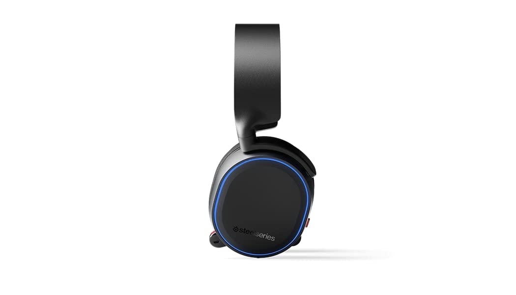 SteelSeries Arctis 5 Gaming Headset - RGB Illumination - DTS Headphone: X v2.0 Surround for PC and PlayStation 5, PS4 - Black