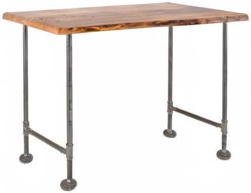 Restore by Pipe DÉCOR Live Edge Wood Console Table 48 in. x 16 in. x 34 in.