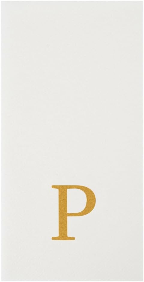 Luxenap 15.8 X 7.9 Inch Linen-Feel Guest Towels, 50 Lettered Hand Towels