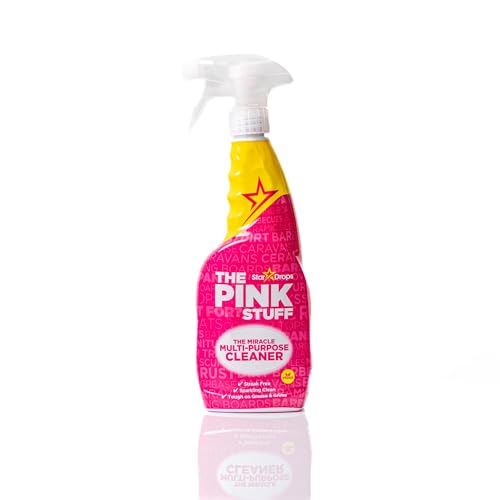 Stardrops The Pink Stuff Miracle Multi-Purpose Cleaner – Removes Grease, Grime, and Stains on Kitchens, Bathrooms, Floors, and More, 25 fl Oz