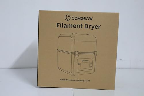 Comgrow 3D Printer Filament Dryer Box SH01, 3D Filament Storage, Keeps Filaments Dry During 3D Printing, Compatible with 1.75mm/2.85mm PLA PETG ABS Material, Filament Dryer, Spool Holder