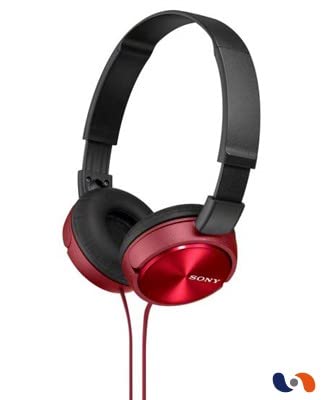 Sony Foldable Headphones MDR-ZX310 R - Metallic Red
