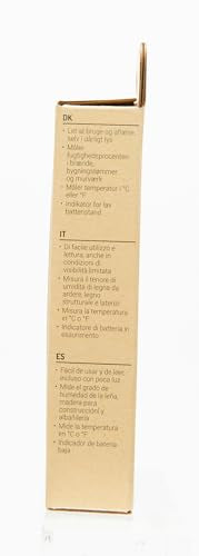 Valiant FIR421 Digital Moisture Meter for Firewood Timber and Brickwork, Black