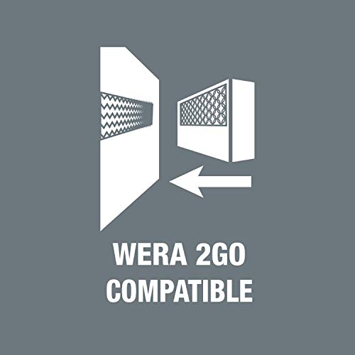 Wera 05051024001 Kraftform Compact Imperial Screwdriver Bit Set KK 25, Silver