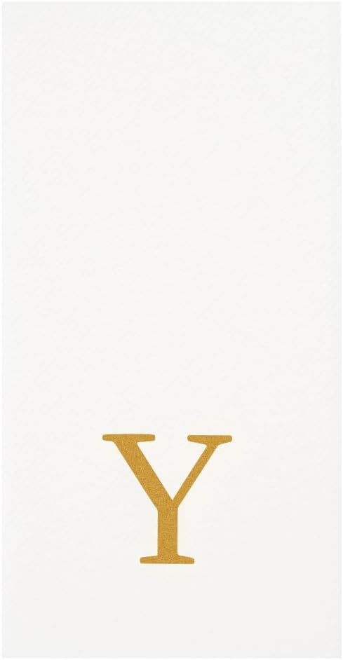Luxenap 15.8 X 7.9 Inch Linen-Feel Guest Towels, 50 Lettered Hand Towels