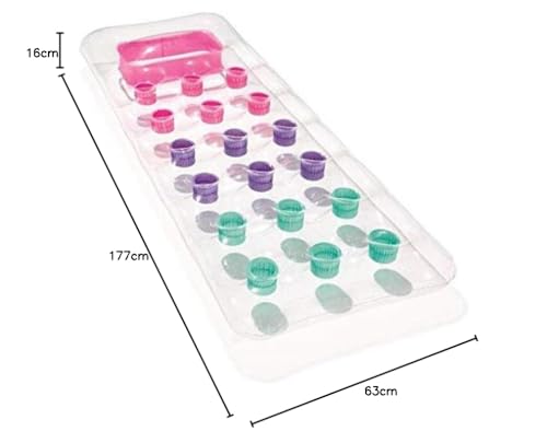 Bestway Fashion Lounge Air Mattress with Window 188 x 71 cm Assorted Colours